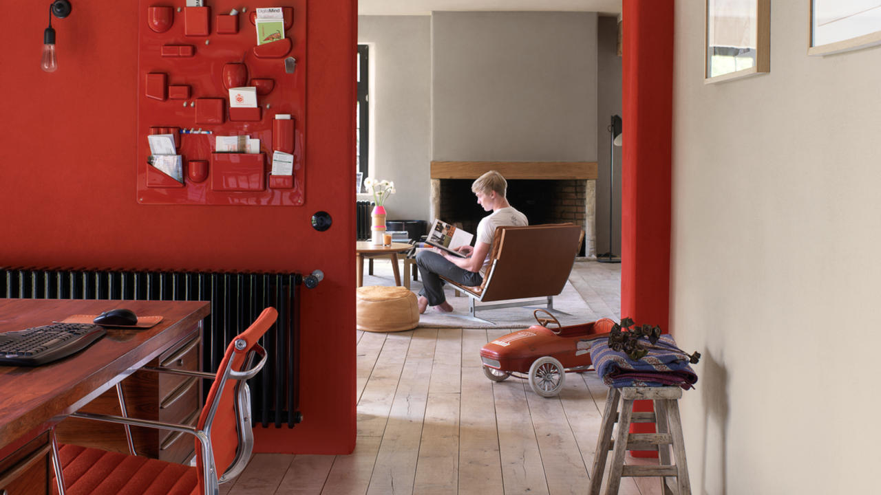 Trendy kleurideeën voor uw bureau painttrade Slaapkamers kleur stimulerende