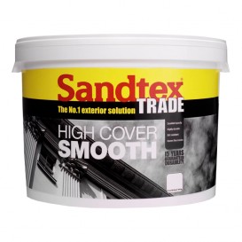 Sandtex Trade High Cover Smooth 10L blanc