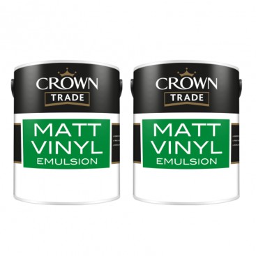 Crown Trade Matt Vinyl 10L blanc