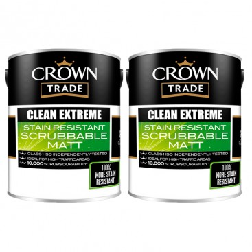 Crown Trade Clean Extreme Scrubbable Mat 10L blanc
