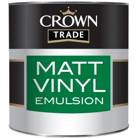 Crown Trade Matt Vinyl 2.5L blanc