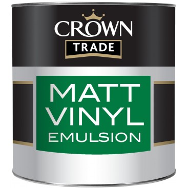 Crown Trade Matt Vinyl 2.5L blanc