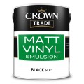 Crown Trade Matt Vinyl 5L noir