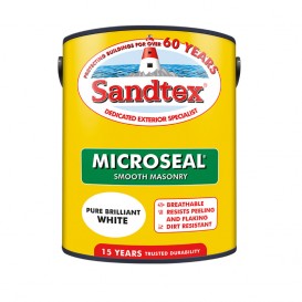 Sandtex Microseal Smooth Masonry 2.5L wit