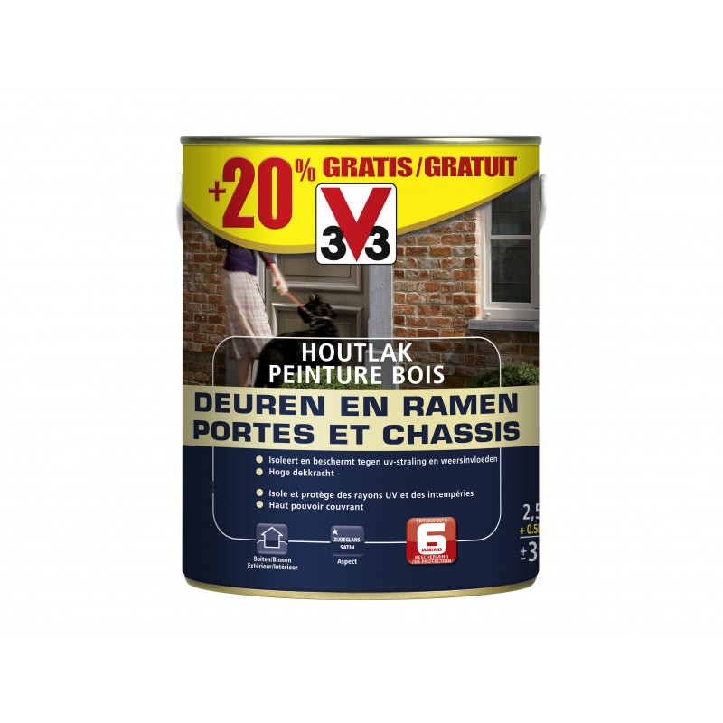 Peinture Blanche Pour Portes Et Châssis 25l V33