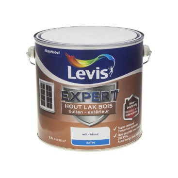 Laque Levis expert satin blanc 2.5L