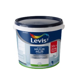 Levis binnen muren mat verf 10 + 2 L