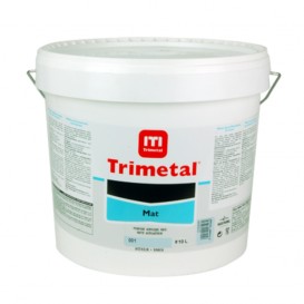 Peinture murale Trimetal mat blanc 10L