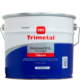 Magnacryl Prestige Velours 10L wit Trimetal