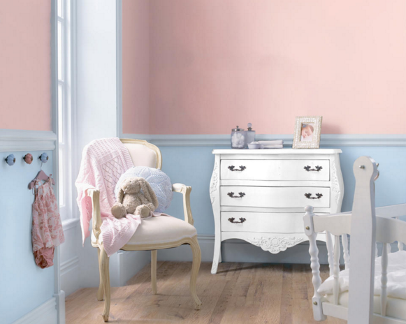 chambre bebe rose