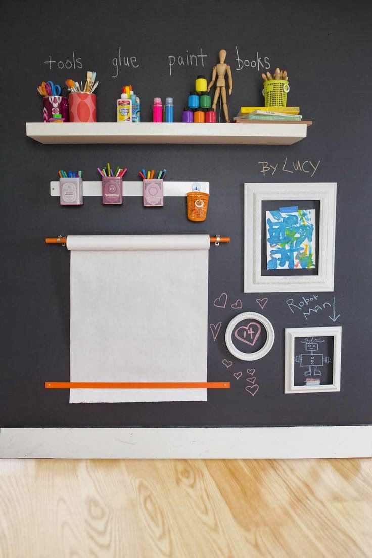 gitaar vermoeidheid Diversiteit Magnetische verf en krijtbord, twee decoratieve trends - Decoratieblog