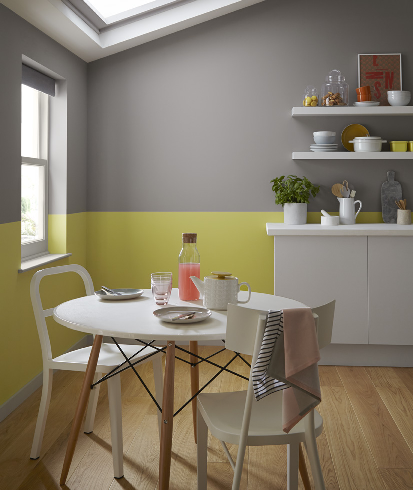 12 façons de peindre un mur en couleur pour réveiller sa cuisine