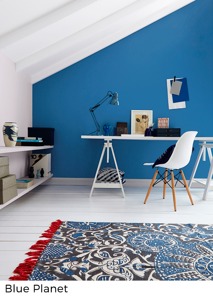 Regulatie Grens Mok Blauwe verfkleuren voor interieur decoratie - Painttrade