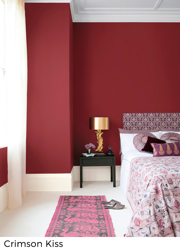 Les rouges, roses et mauves dans la déco - Painttrade