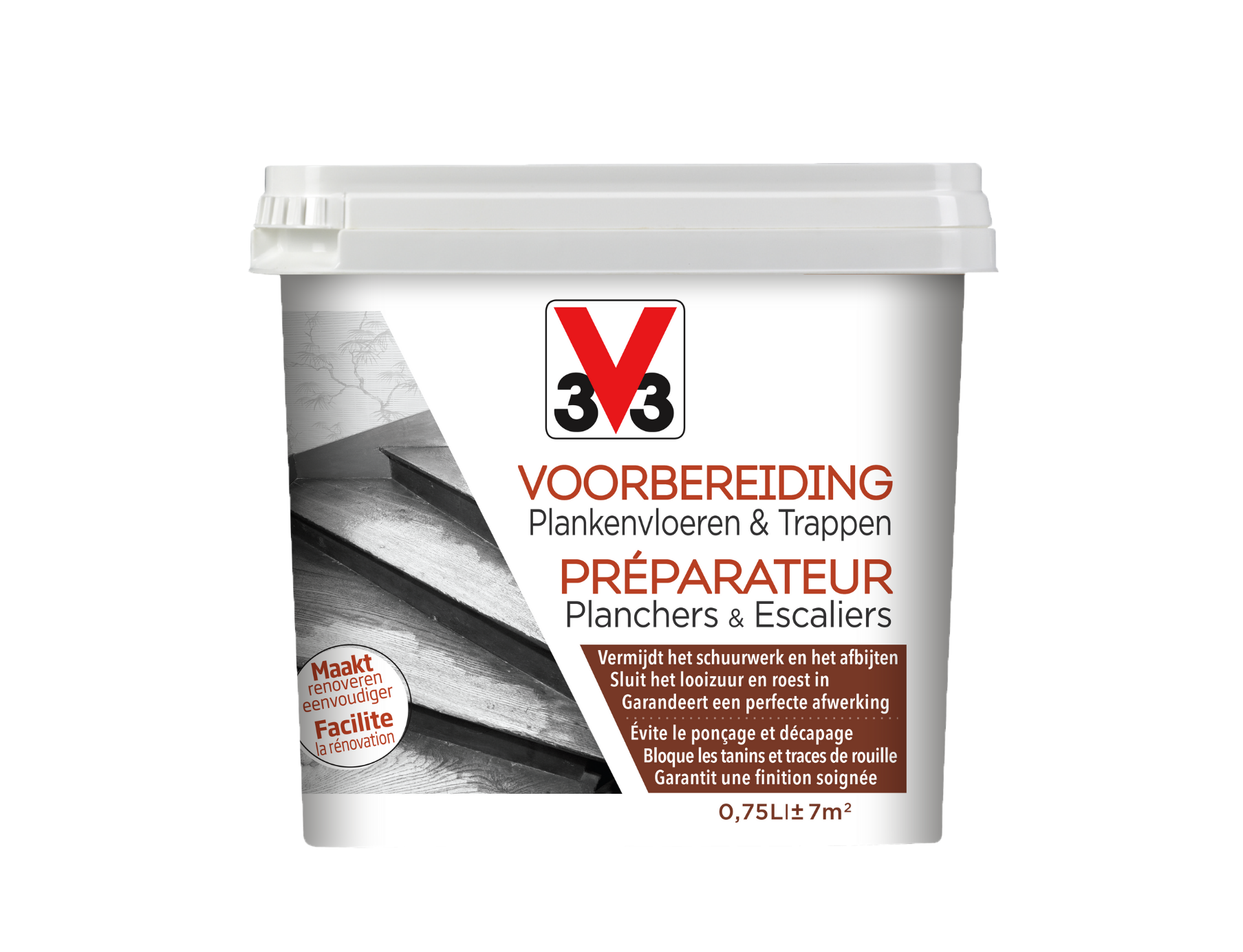 Peintures sans poncer V33 pour meuble, plancher, escalier - Painttrade