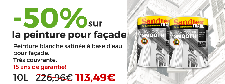 peinture façade sandtex