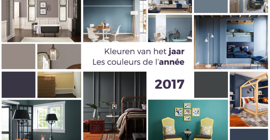 De kleuren van het jaar 2017 van over de Atlantische Oceaan