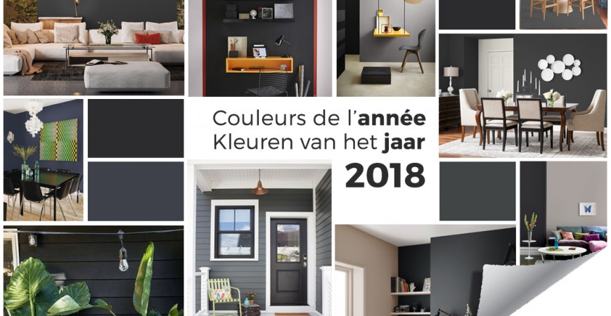 Trendy kleuren van 2018