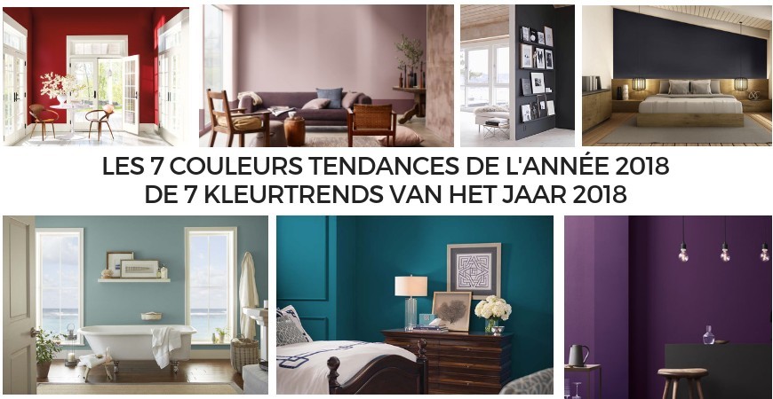 Interieur verftinten: de 7 kleurtrends van het jaar 2018